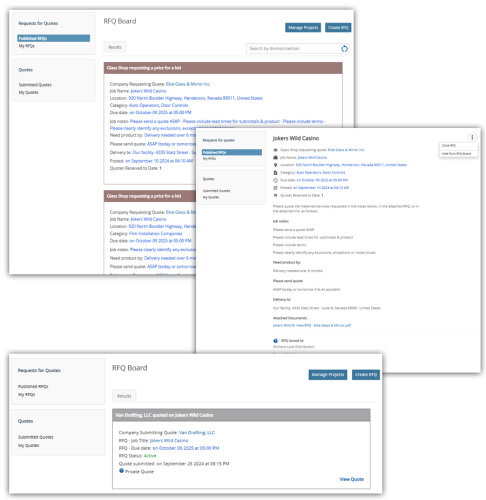 RFQ System
