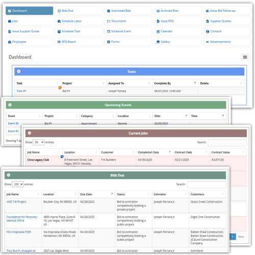 Interactive Dashboards